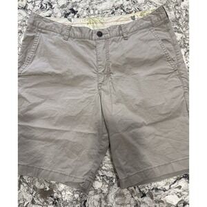 Tommy Bahama Chino Shorts Mens 32 Khaki Tan Cotton 9" Preppy Golf